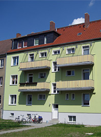 Fassadensanierung Wohnhaus Schönebeck Körnerstr.