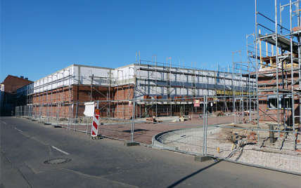Neubau in Rohbauphase