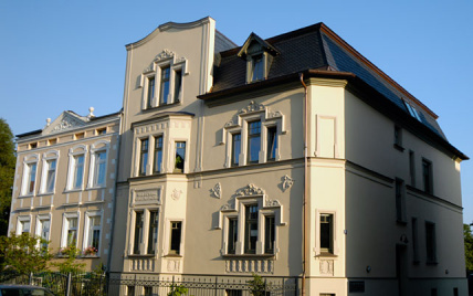 Mehrfamilienhaus nach Abschluß der Ausbauten